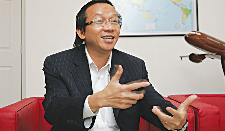 Ông Đỗ Xuân Quang, Phó Tổng Giám đốc Vietjet Air chia sẻ tại Tọa đàm